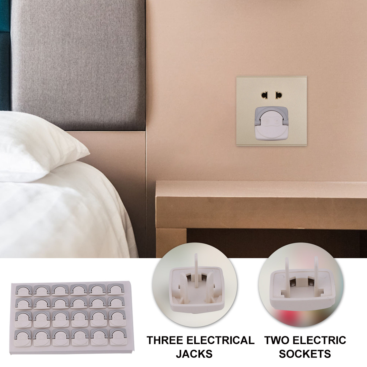 Outlet Cover Baby - Набор из 24 защитных накладок на