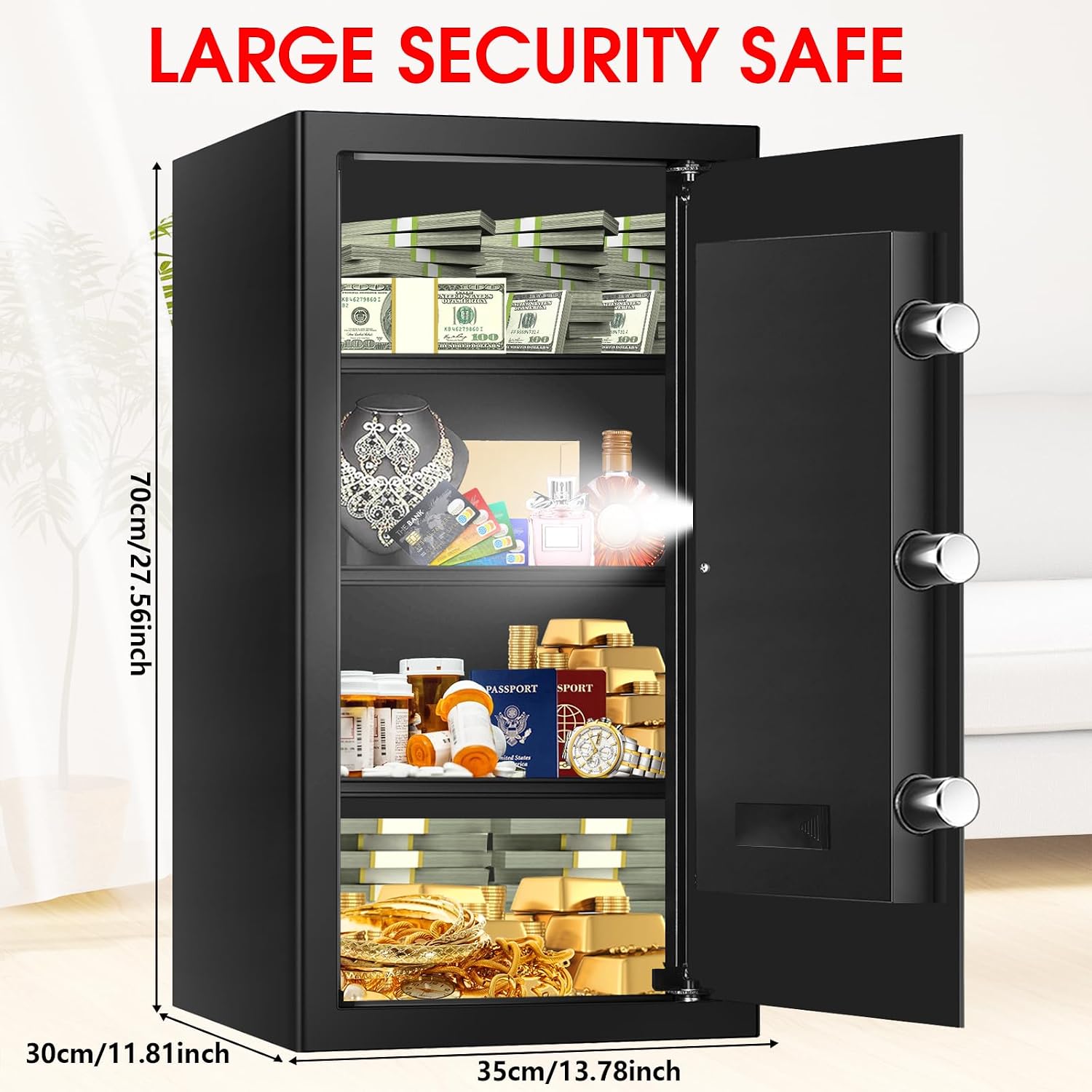 Огнестойкий сейф для домашних  – обзор и цена Fire Safe Document