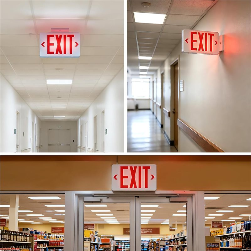 B67C, сертифицировано UL, комм – обзор и цена Emergency Exit Sign